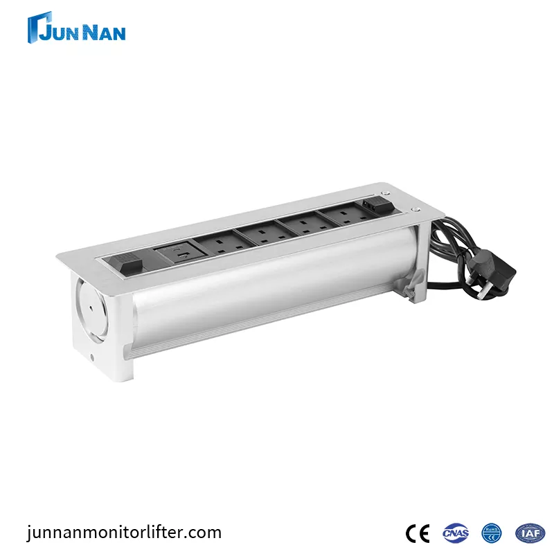 Ổ cắm để bàn xoay 180 độ điện áp thấp AC 220 độ Ổ cắm bật lên