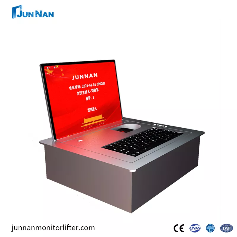 Hệ thống hội nghị đa phương tiện Màn hình LCD Flipper Hidden Motorized Touch