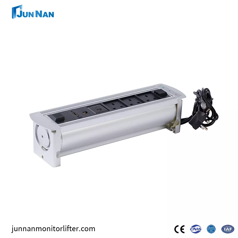 Bàn văn phòng Ổ cắm máy tính để bàn bật lên nhúng