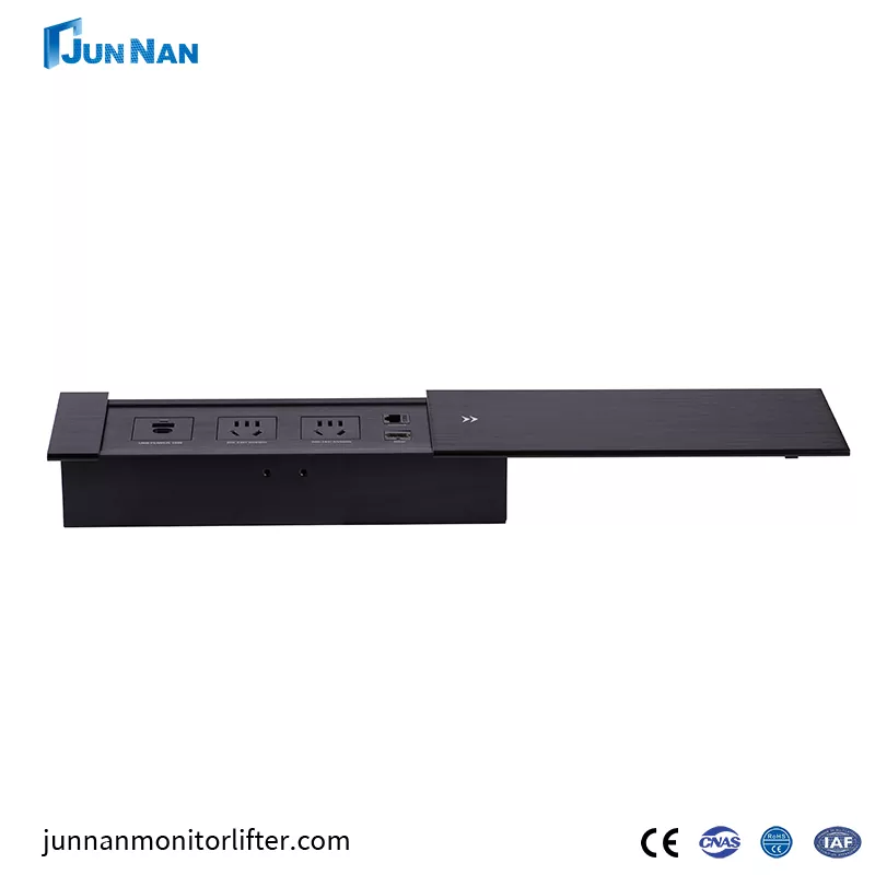 Pop Up Ổ cắm Hidden UK USA Tiêu chuẩn có thể thu vào được kéo lên ổ cắm lên