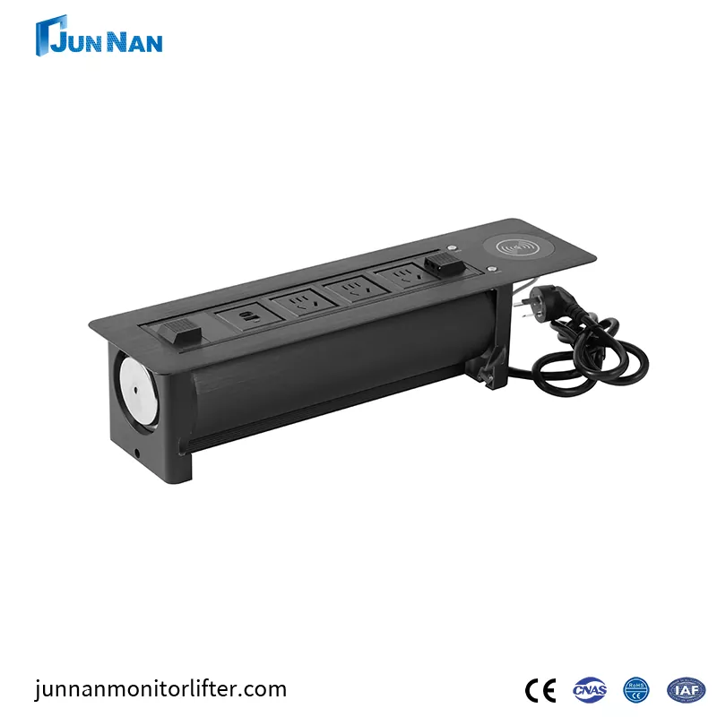 Với bộ sạc USB và ổ cắm máy tính để bàn bật lên thông minh có động cơ sạc không dây